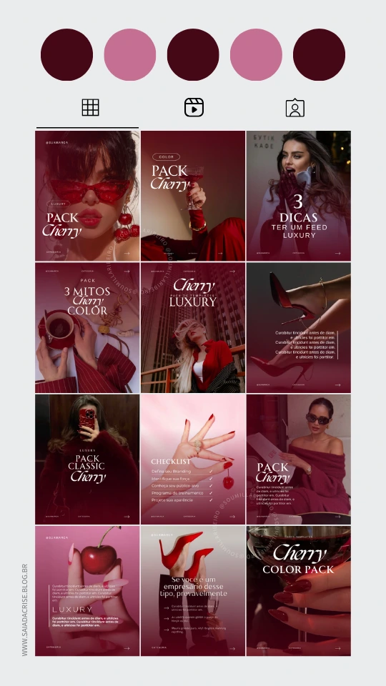 Pack Cherry Pack Creator Minimalista 2