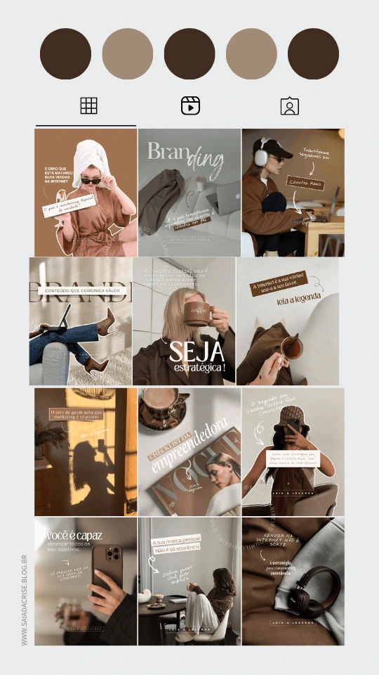 Pack 19 Mood Brown Visual Creator