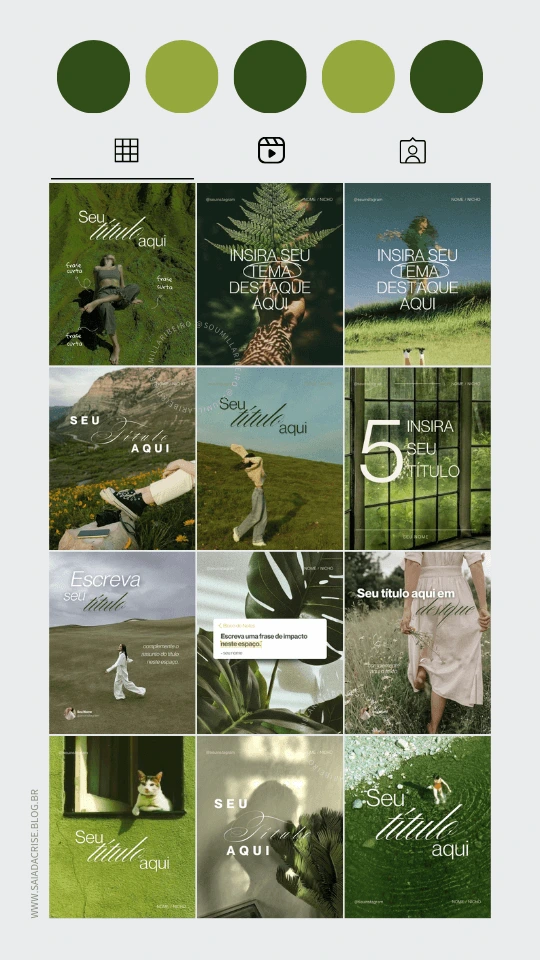 Pack 7 Verde Visual Creator