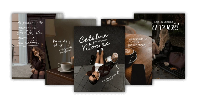 Feed 52 Pack Creator Minimalista 2.0 Templates para Instagram SP SDC