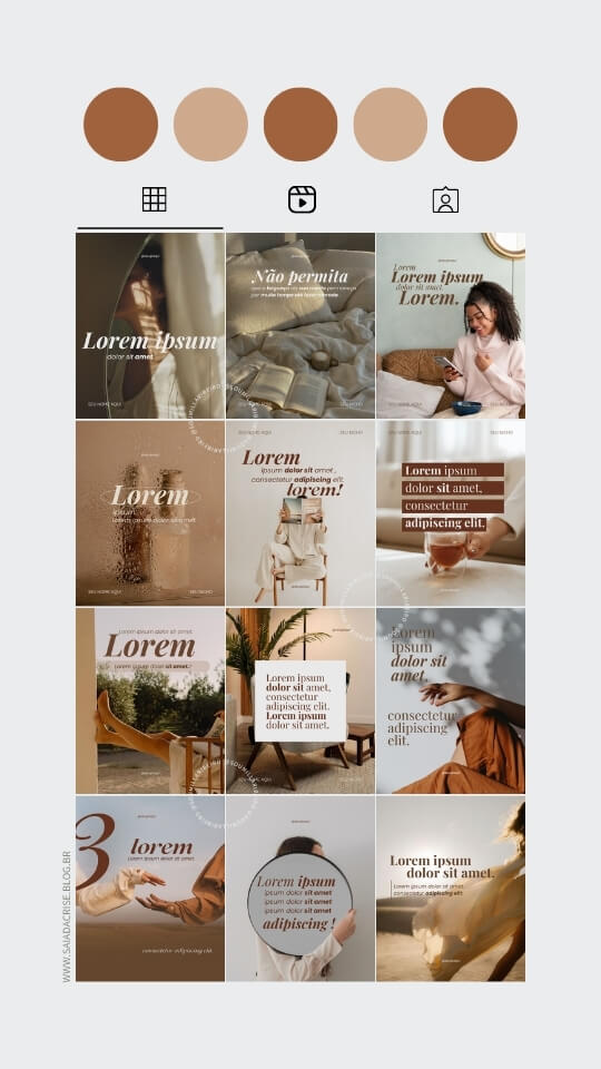 Mockup Pack Aesthetic Brown Authentique Creator