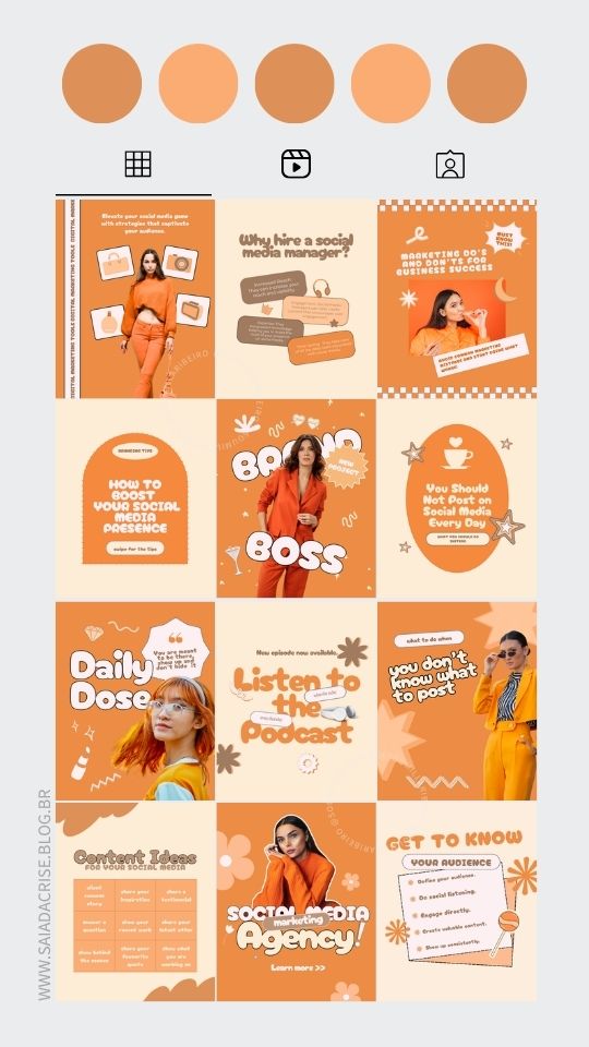 Pack 2 Orange Digital Marketing Gringo Style